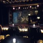 Stage with Swan Backdrop